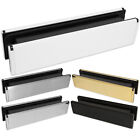 12" Inch uPVC Door Letterbox Letter Plate PVC Double Glazing Premium Quality