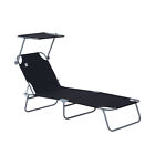 Outsunny Folding Chair Sun Lounger Used