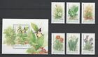 Moldova 1993 Flowers 6 MNH stamps + Block 