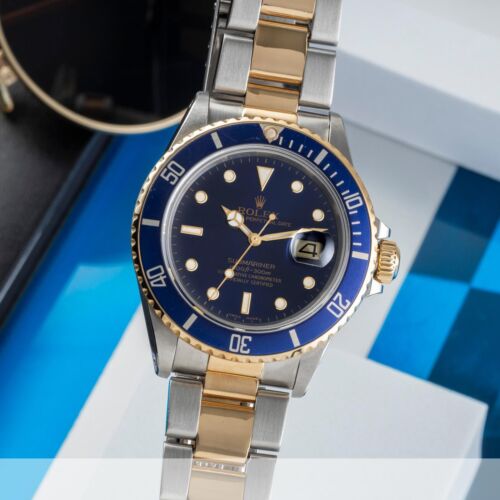 Rolex Submariner Date Stahl / Gold Automatik Herrenuhr Ref. 16803 R-Serie