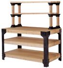 BUILD YOUR OWN 2X4 BASICS WORKBENCH AND SHELVING STORAGE SYSTEM (BLACK) 90164MIE