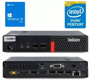 Lenovo ThinkCentre M910q micro PC G4400T 8/16/32GB 0/240/480/960GB Win 10 Pro - Afbeelding 1 van 25