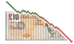 Declining Money Graph