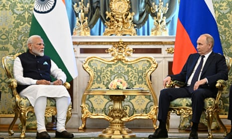 Modi made the remarks during his first visit to Russia since its full-scale invasion of Ukraine in 2022