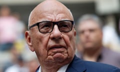 FILE PHOTO: Rupert Murdoch at the 2017 US Open tennis men's singles final<br>FILE PHOTO: Tennis - US Open - Mens Final - New York, U.S. - September 10, 2017 - Rupert Murdoch, Chairman of Fox News Channel stands before Rafael Nadal of Spain plays against Kevin Anderson of South Africa. REUTERS/Mike Segar/File Photo