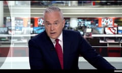 Huw Edwards presenting BBC News on 13 June 2022.