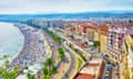 The Promenade des Anglais in Nice, France