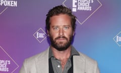 Armie Hammer in Santa Monica, California at the People's Choice Awards in 2020