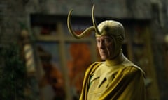 ‘Terrifying’ ... Richard E Grant on brilliant form as Classic Loki.