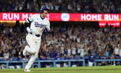 MLB: Arizona Diamondbacks at Los Angeles Dodgers<br>Jul 2, 2024; Los Angeles, California, USA; Los Angeles Dodgers designated hitter Shohei Ohtani (17) reacts after hitting a two-run home run during the seventh inning against the Arizona Diamondbacks at Dodger Stadium. Mandatory Credit: Kiyoshi Mio-USA TODAY Sports