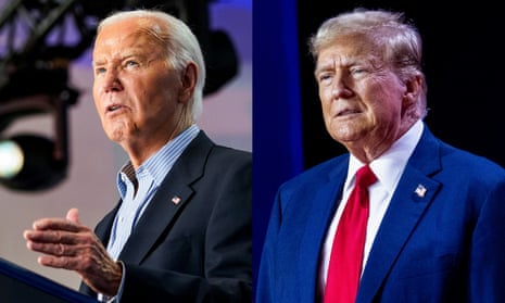 a side-by-side image of Joe Biden and Donald Trump