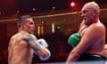 Ukraine's Oleksandr Usyk and Britain's Tyson Fury fight for the heavyweight boxing world championship in Riyadh, Saudi Arabia.