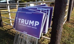 Trump yard signs