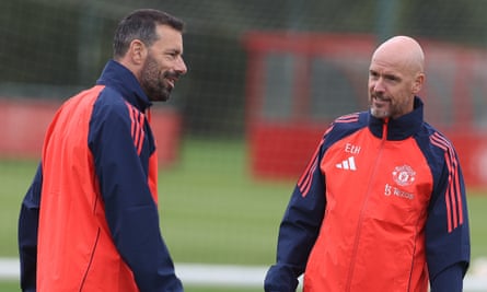 Ruud van Nistelrooy with Erik ten Hag