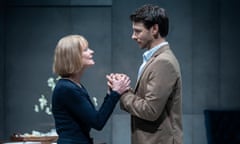 Claire Skinner and Harry Lloyd in The Narcissist.