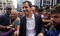 Guaido declares himself Venezuelan interim president<br>epa07313262 Juan Guaido (C), President of the Venezuelan Parliament, greets the crowd as announces that he assumes executive powers, in Caracas, Venezuela, 23 January 2019. Guaido declared himself interim president of Venezuela - a move that was quickly recognised by US President Trump -  in fight against President Maduro whose presidency Guaido considers 'illegitimate'. The USA and South American countries have been pressing for Maduro's ouster more strongly in the past weeks, aimed to end his presidency after years of crisis.  EPA/Miguel GutiÃ©rrez