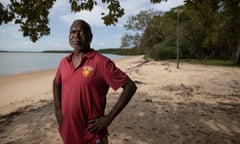 Dennis Murphy Tipakalippa standing on a beach