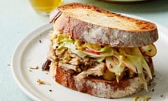 Tamal Ray's pork belly sandwiches with apple slaw. 8138