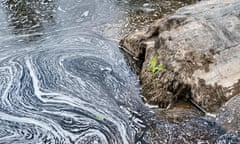 Pollution in the River Teifi, Wales