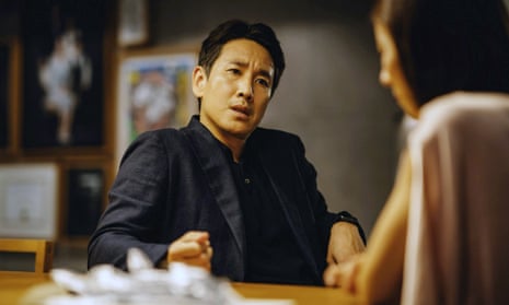 Lee Sun-kyun with Cho Yeo-jeong in Parasite.