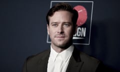 Armie Hammer in Los Angeles, California, in November 2019. 