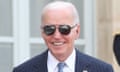 Paris: Emmanuel and Brigitte Macron Receive Joe and Jill Biden, France - 08 Jun 2024<br>Mandatory Credit: Photo by J E E/SIPA/REX/Shutterstock (14531130al) US' President Joe Biden smiles as he leaves after a bilateral meeting as part of the US President's state visit to France, at the Presidential Elysee Palace in Paris, FRANCE - 08/06/2024. Biden is due to meet Macron for talks at the Elysee Palace in Paris followed by a state banquet given in his honor. Paris: Emmanuel and Brigitte Macron Receive Joe and Jill Biden, France - 08 Jun 2024