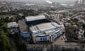 An aerial view of Chelsea's stadium, Stamford Bridge