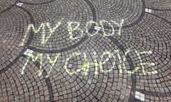 The message from pro-choice demonstrators who protested against the Munich March for Life organised by radical Christian groups earlier this year.