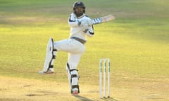 Azeem Rafiq at bat during the Specsavers County Championship match between Middlesex and Yorkshire at Lords on 21 September 2016.