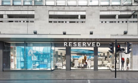 The Reserved store on Oxford Street.