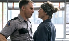 Sam Rockwell and Frances McDormand in Three Billboards Outside Ebbing, Missouri.