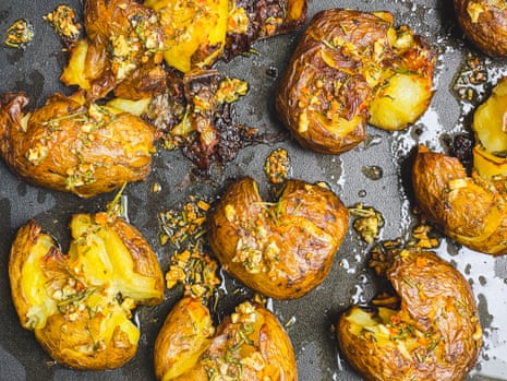 Tom Hunt's Portuguese punched potatoes.