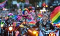 Sydney Gay and Lesbian Mardi Gras parade-goers last year.