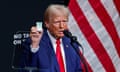 Republican presidential nominee and former US President Donald Trump attends a campaign event in Asheville, North Carolina