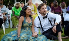 Miranda Tapsell and Gwilym Lee in Top End Wedding