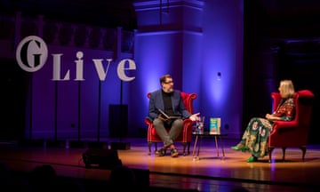 Marina Hyde in conversation with Richard Osman. Credit: Alicia Canter