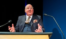 Howard Crossley portraying politician Eric Pickles in Grenfell: System Failure, Scenes From The Inquiry