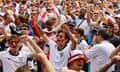 Euro 2024 - Round of 16 - Fans gather for England v Slovakia<br>Soccer Football - Euro 2024 - Round of 16 - Fans gather for England v Slovakia - Gelsenkirchen, Germany - June 30, 2024 England fans gather before the match between England and Slovakia REUTERS/Christian Mang