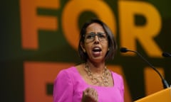 Lib Dem education spokeswoman Munira Wilson speaking during the Liberal Democrat conference at the Bournemouth Conference Centre.