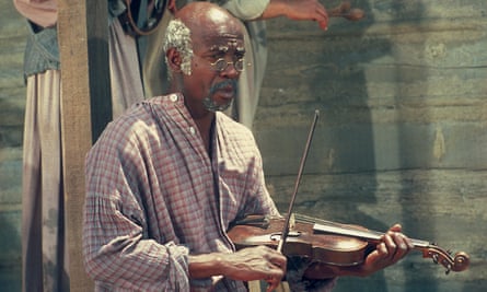 Lou Gossett Jr as Fiddler in the groundbreaking 1977 US television series Roots.