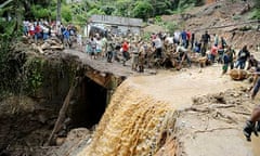 Rescue workers Teresopolis Rio de Janeiro state