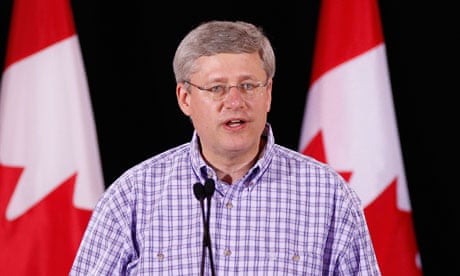 Canada's prime minister Stephen Harper