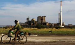 Lonmin's mine outside Rustenburg, South Africa.