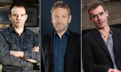 Modes of management ... Matthew Warchus, Kenneth Branagh and Rufus Norris.