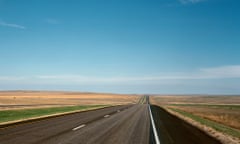 Wide open spaces either side of Route 83 in South Dakota.