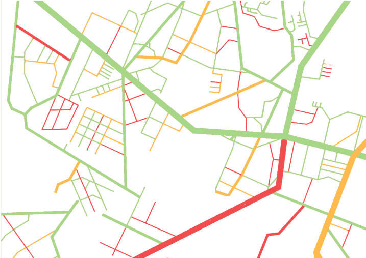 Map of Traffic Conditions