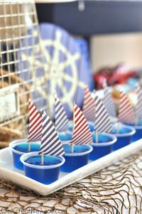 Jello Boats! perfect for any nautical party or an easy way to dress up jello for you kids!