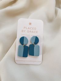 Add a playful pop of color to your summer style with our Two-Tone Mini Statement Earrings. These lightweight and simple earrings are perfect for adding a fun and bright touch to any outfit. Their small size makes them comfortable to wear all day long, while still making a statement. These earrings are approximately 1.2" in length and weigh less than 1oz. All of our earrings are made with (nickel-free) stainless steel posts.