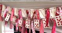 Valentine's Day Heart Cards Garland