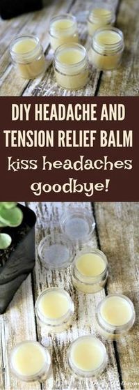 Are you dealing with headaches and tension? If you're looking for a great natural remedy for headaches, this DIY headache and tension relief balm works wonders.